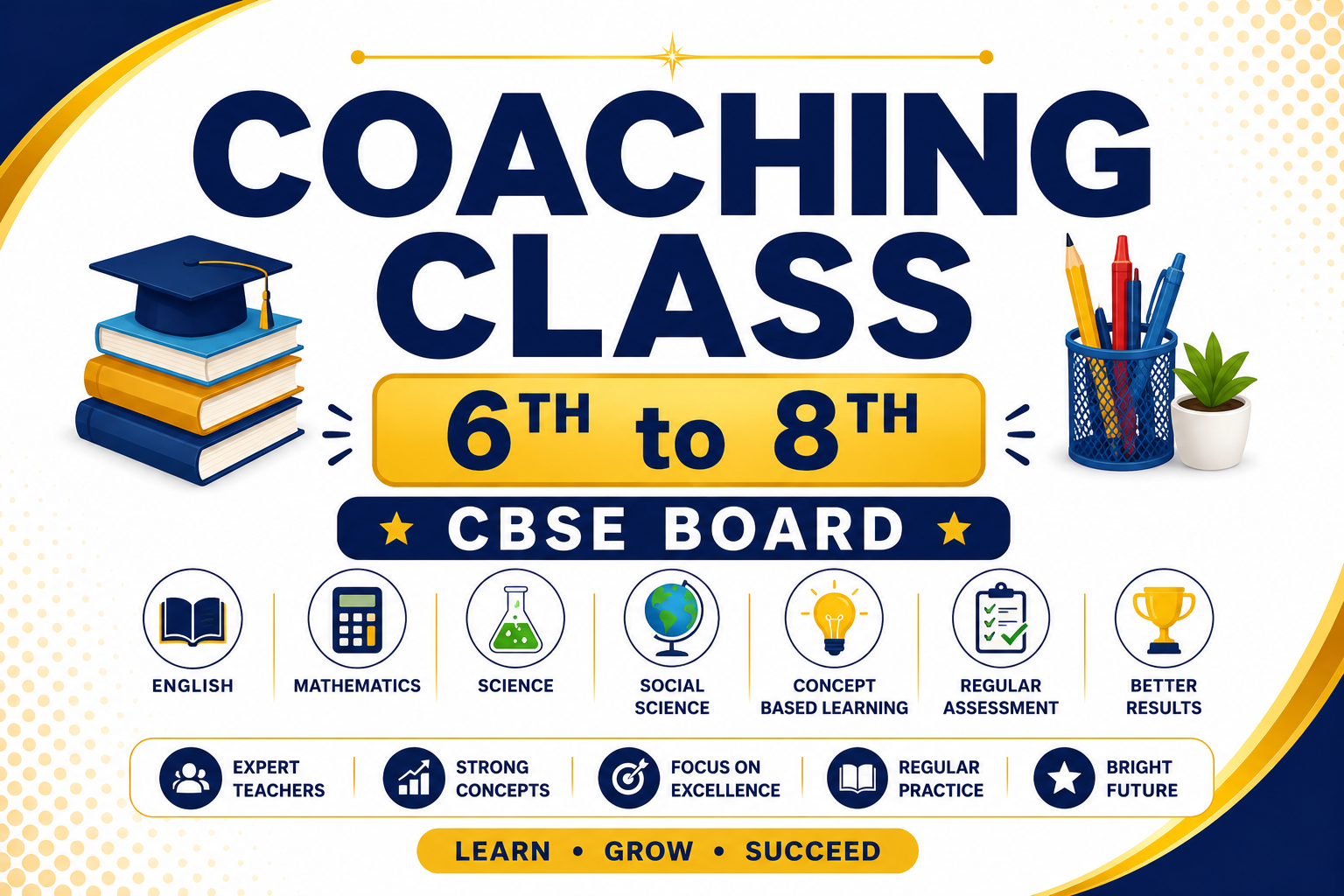 COACHING CLASSES (6TH TO 8TH) GRADE .(B)